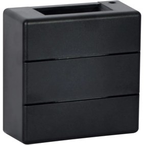 Immax 08520L - LUXLINE LED kültéri fali lámpatest, 6 W, 230 V, 3000 K, IP54, fekete