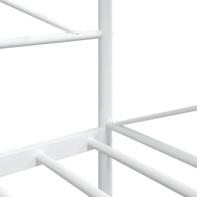 kanapéágy matrac nélkül fehér 100x200 cm acél