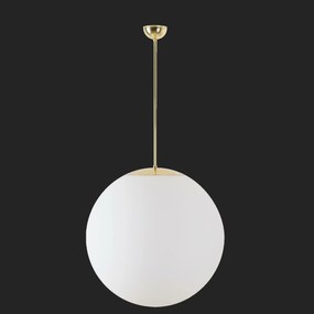 Osmont 60208 Adria P5 függesztett üveglámpa polírozott sárgaréz fehér IP40 3