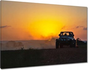 Vászonkép 100x70 Sivatag Terepjáró
