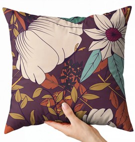 Párnahuzat 45x45 dekoratív boglárka mintás párnahuzat virágos