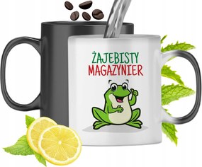 Mágikus Bögre Raktárosnak Színváltós, fényképes nyomattal