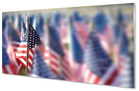 Üvegképek Amerikai zászló 100x50 cm