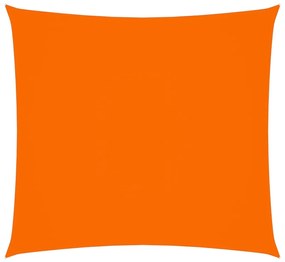 narancssárga négyzet alakú oxford-szövet napvitorla 4,5 x 4,5 m