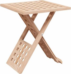 vidaXL Dohányzóasztal Barna 33 x 33 x 40,5 cm Masszív diófa
