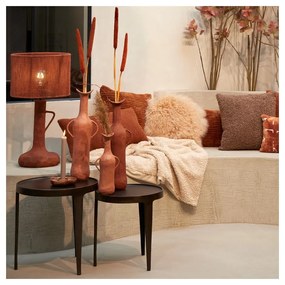 Fém kerek tárolóasztal ø 43 cm Tobias – Light &amp; Living