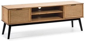 Borovi fenyő TV-állvány 140x52 cm Natasha – Marckeric