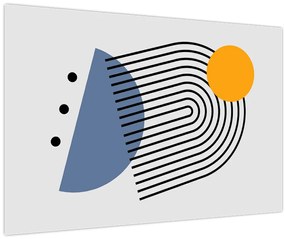 Kép - Minimalista absztrakció N⁰2 (90x60 cm)
