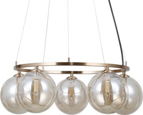 Italux modern függeszték molite borostyán arany itxpnd-1098-5r-hb