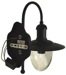 Kültéri fali lámpa TALISA 1xE27/60W/230V IP44 fekete