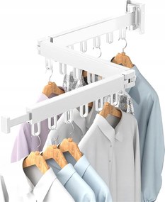 Összecsukható Ruhaakasztó Fali Rúd Összecsukható Szárítógép 18 Akasztó