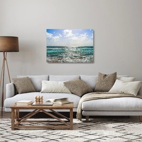 Egy kép a tenger szintjéről (üvegen) (70x50 cm)