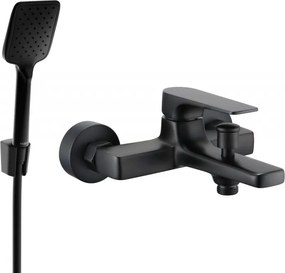 Mexen Lynx R62 kádcsaptelep zuhanyszettel, fekete - 74593R62-70