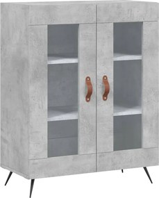 vidaXL betonszürke szerelt fa tálalószekrény 69,5 x 34 x 90 cm