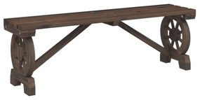 tömör fenyőfa kerti pad 115 cm