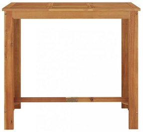 tömör akácfa kerti bárasztal 120 x 60 x 105 cm