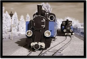 Poszterek keretben 60x40 Kisvasút