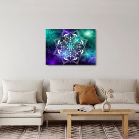 Absztrakció képe (üvegen) (70x50 cm)