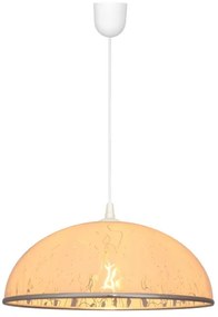 Csillár zsinóron CIRCLE 1xE27/15W/230V fehér