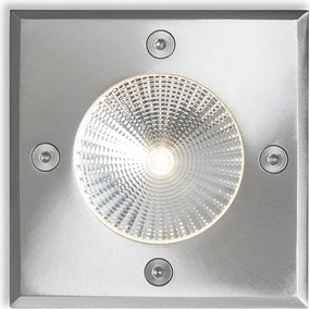 RENDL RIZZ SQ 105 rozsdamentes acél 230V LED 3W 96° IP65 3000K