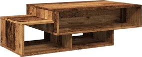 vidaXL antik fa színű szerelt dohányzóasztal 105 x 55 x 32 cm