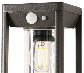 Kültéri fali lámpa sötétszürke, LED-del és fényerőszabályzóval, napelemes - Sonne