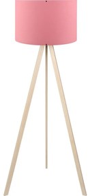 Állólámpa AYD 1xE27/40W/230V rózsaszín/bézs