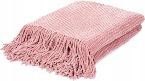 Chenille zsenília takaró rózsaszín 130x170 cm