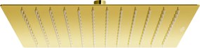Mexen Slim rozsdamentes acél zuhanyfej 30 x 30 cm, arany, 79130-50