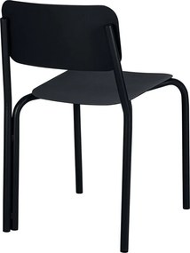 Fekete fém kerti szék Kei – noo.ma