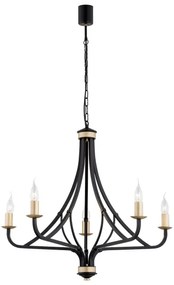 Argon 2171 - Csillár láncon LORENZO 5xE14/7W/230V