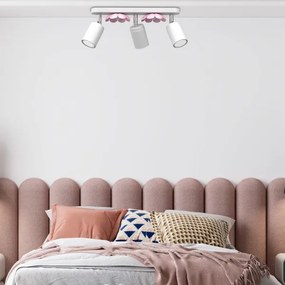 Spotlámpa FLOWER 3xGU10/8W/230V fehér