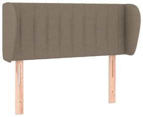 tópszínű szövet fejtámla 83x23x78/88 cm