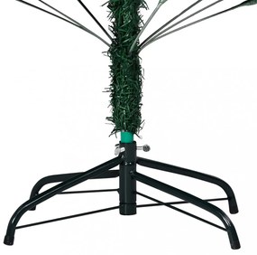 zöld PVC műkarácsonyfa vastag ágakkal 180 cm