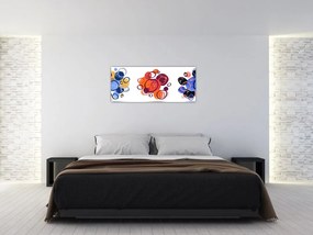 Színes körök képe (120x50 cm)