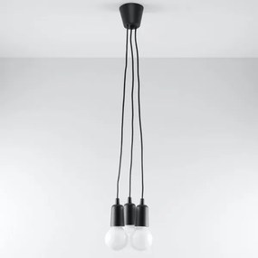 Csillár zsinóron DIEGO 3xE27/60W/230V