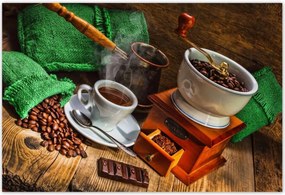 Poszterek 155x105 Csésze és zöld zsákok