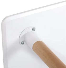 Étkezőasztal 80×80 cm, MDF, Fehér. DT-303 WT