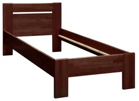 Egyszemélyes ágy AMBER 90x200 cm, sötét dió