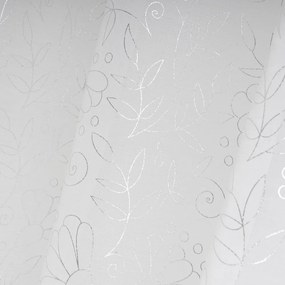 Fehér-ezüstszínű fényáteresztő függöny 140x260 cm Pucka – Casa Selección