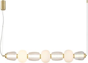 MILAGRO ML0365 CARO Glamour Függesztett Lámpa Arany LED IP20