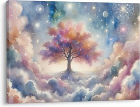Kép – Életfa a felhőkben (70x50 cm)