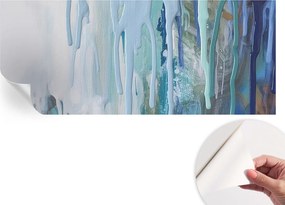 Öntapadós tapéta Falfestmény Prémium Kék zuhatagok 250x104 cm