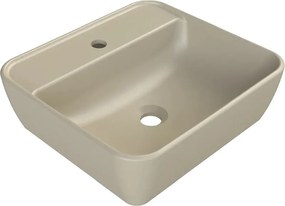 CeraStyle ONE - PULTRA ültethető - Top Counter mosdó - - MATT BÉZS - 46 x 42 cm