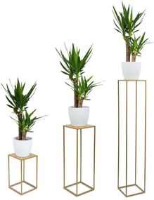 Virágállvány 40x24 cm arany színben