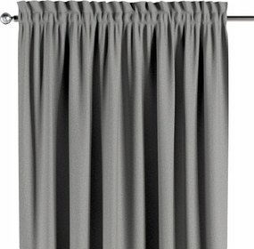 Csatornafüggöny frufruval 1 db 130x245cm szürke