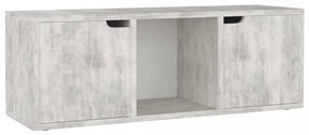 betonszürke szerelt fa TV-szekrény 88,5 x 27,5 x 30,5 cm