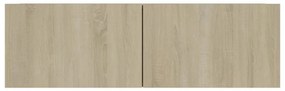 sonoma tölgy szerelt fa TV-szekrény 100 x 30 x 30 cm