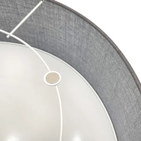 Mennyezeti lámpatest SIRJA 1xE27/15W/230V átm. 35 cm szürke