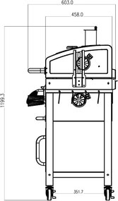 Avenberg FENIX Kerti grill füstölővel
